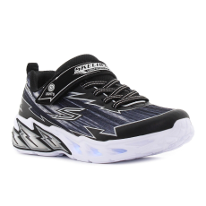 Skechers S-Lights - Light Storm 2.0 - Bolt-Brights villogó fekete gyerek cipő Méret:36