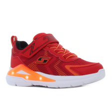 Skechers S Lights - Tri-Namics villogó piros baba cipő Méret:21 gyerek cipő