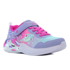 Skechers S-Lights - Unicorn Dreams - Wishful Magic villogó gyerek cipő Méret:35