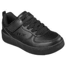 Skechers Sport Court 92 Zelder gyerek sportcipő, fekete, 27 gyerek cipő