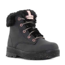 Skechers Street Glitz bélelt fekete gyerek bakancs Méret:29 gyerek csizma, bakancs