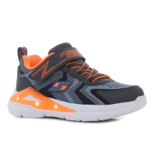 Skechers Tri - Namics villogó fekete baba cipő Méret:23 gyerek cipő