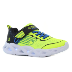 Skechers Twisty Brights 2.0 villogó neonzöld gyerek cipő Méret:33