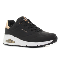 Skechers Uno - Golden Air fekete női cipő