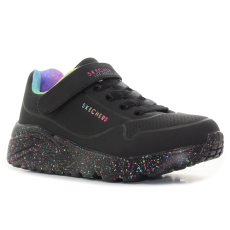 Skechers Uno Lite - Rainbow Specks fekete gyerek cipő Méret:27