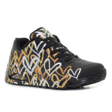 Skechers Uno - Metallic Love fekete női cipő Méret:37 női cipő
