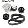 SKF hosszbordás szíj készlet VKMA 34709