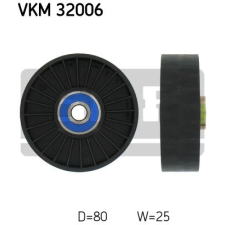 SKF Szíjtárcsa/vezetőgörgő, hosszbordás szíj SKF VKM 32006 kormányvezérlő és kiegészítői