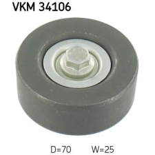 SKF Szíjtárcsa/vezetőgörgő, hosszbordás szíj VKM 34106 autóalkatrész