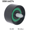 SKF Szíjtárcsa/vezetőgörgő, hosszbordás szíj VKM 64074