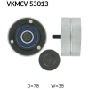 SKF Szíjtárcsa/vezetőgörgő, hosszbordás szíj VKMCV 53013