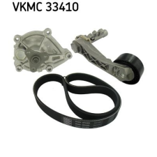 SKF Vízszivattyú + bordásszíjkészlet SKF VKMC 33410 autóalkatrész