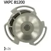 SKF Vízszivattyú, motorhűtés VKPC 81200