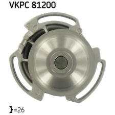 SKF Vízszivattyú, motorhűtés VKPC 81200 autóalkatrész