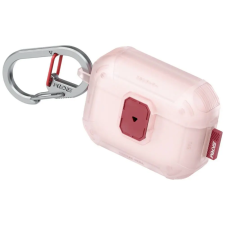 Skinarma Mecha LE AirPods Pro 3 tok karabinerrel, Forst Blush, halványrózsaszín fülhallgató, fejhallgató tok