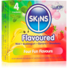 Skins Flavours óvszerek 4 db