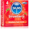 Skins Strawberry óvszerek 4 db