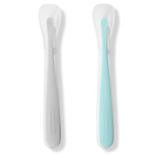 Skip Hop Easy-Feed Soft Kanál 2db Szürke/kék babaétkészlet
