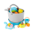 Skip hop Vízi játékok szett 10db-os 9h+