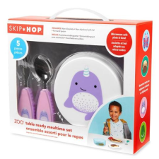 Skip hop Zoo étkezési készlet Narvál babaétkészlet