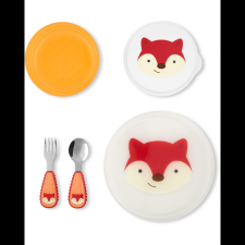 Skip hop ZOO Gyermek étkészlet - Róka mintás (5 darabos) (9N582310) tányér és evőeszköz