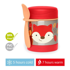 Skip hop Zoo rozsdamentes acél ételtároló termosz evőeszközzel 325ml Róka papírárú, csomagoló és tárolóeszköz