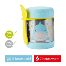  SKIP HOP Zoo Termosz ételhez kanállal/villával Cápa 325 ml, 3év+ papírárú, csomagoló és tárolóeszköz