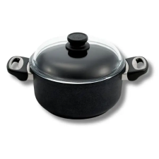 SKK Titán-gyémánt fazék fedővel, 24 cm, mélység 12 cm edény