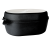 SKK Titánium szuper sütőedény grillfedéllel 42cm/28cm/20cm/10L + titán fedő - indukciós sütéshez is alkalmas