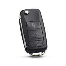  Skoda 3 gombos kulcs 433Mhz ID48 autóalkatrész