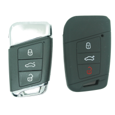  Skoda 3 gombos smart kulcs szilikontok autó tuning