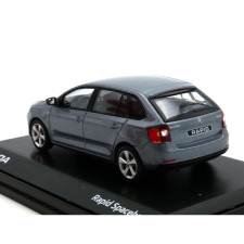  Skoda Rapid Spaceback 2014 1:43 Szürke autópálya és játékautó