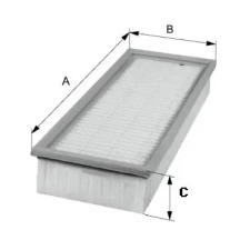  Skoda Superb 1 légszűrő - Hart (C26206/1) autóalkatrész