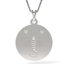  Skorpió ezüst medál nyaklánc nyaklánc