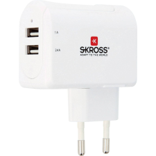 Skross 2 x USB-A hálózati töltő 3,4A (2.800111) mobiltelefon kellék
