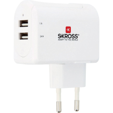 Skross 2 x USB-A hálózati töltő 3,4A (2.800111) (2.800111) mobiltelefon kellék