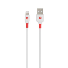 Skross USB-A - Lighting adatkábel 120cm fehér-piros (SKCA0004A-MFI120CN) (SKCA0004A-MFI120CN) - Adatkábel kábel és adapter