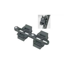 SKS Cage Shifter Plus kulacstartó pozícionáló adapter, oldalsó rögzítőfülekkel, műanyag, fekete kulacs, kulacstartó