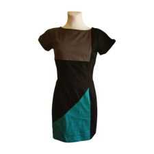  Skunkfunk fekete geometrikus mintás női ruha (méret: S) női ruha