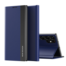 Sleep Case Pro Samsung Galaxy S25 Ultra tok kihajtható és állvánnyal - kék tok és táska