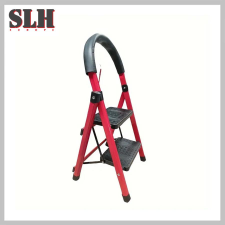  SLH Háztartási acéllétra 2 fokos piros SLH1336 létra és állvány