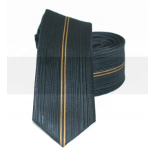  Slim nyakkendő - Fekete csíkos nyakkendő