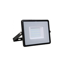 Slim PRO LED reflektor fekete (30W/100°) Meleg fehér kültéri világítás