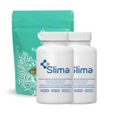 Slima étrend-kiegészítő kapszula 2x60db + Ukko fogyasztó tea vitamin és táplálékkiegészítő