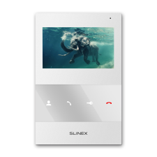 SLINEX SQ-04M 4,3" TFT videó kaputelefon beltéri egység - kijelző monitor, fehér kaputelefon