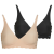 SLOGGI Merevítő nélküliek ZERO Microfibre 2.0 Soft Bra PACK DE 2 Fekete EU L