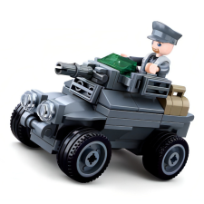 Sluban Army építőkészlet WW2 M38-B0680C páncélozott jármű 79 db (LEGO kompatibilis) barkácsolás, építés