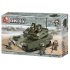 Sluban Army – Merkava nagy tank építőjáték készlet 5 fős legénységgel