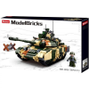  Sluban Army Model Bricks M38-B0756 Nagy harckocsi