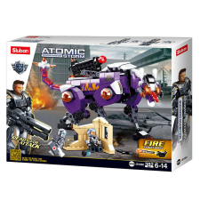Sluban Atomic Storm - Robot farkas építőjáték készlet barkácsolás, építés